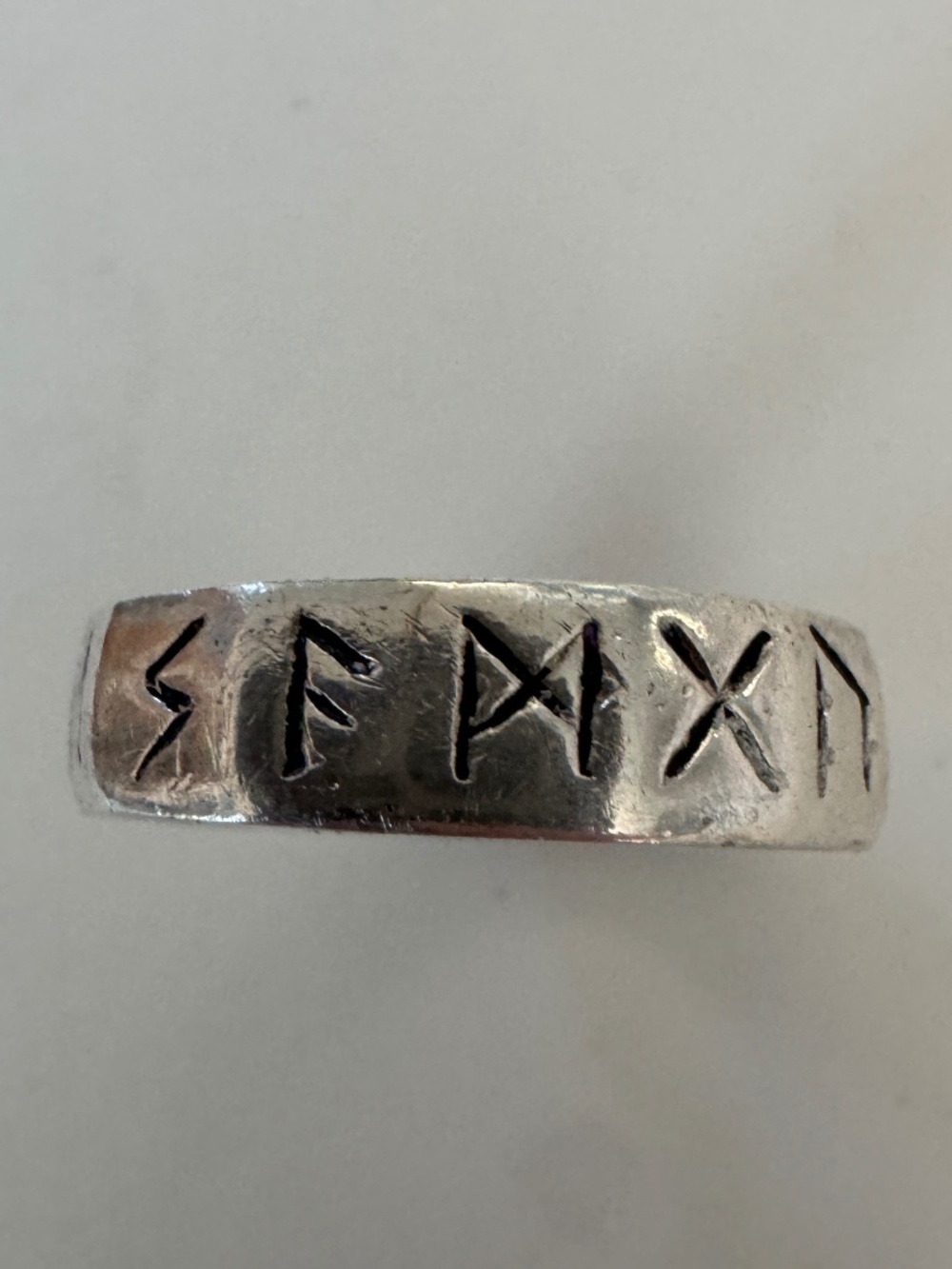 Silver Rune Ring - Picture 6 of 9